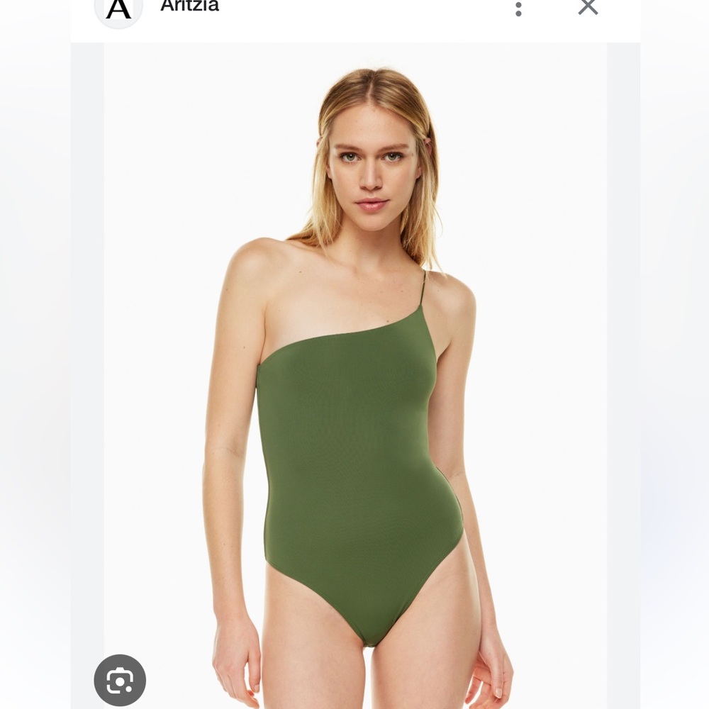 Babaton one shoulder black bodysuit size M